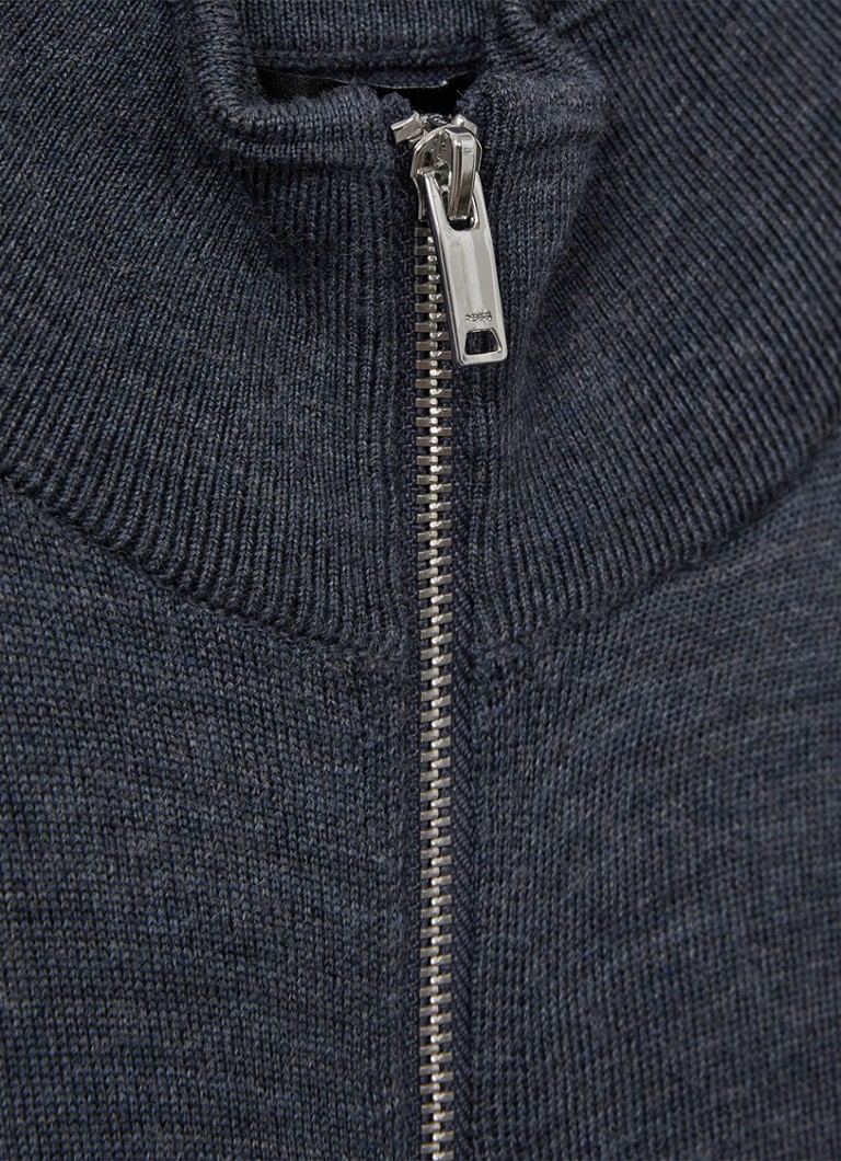 Vestă Reiss Hampshire din lână fină melanj