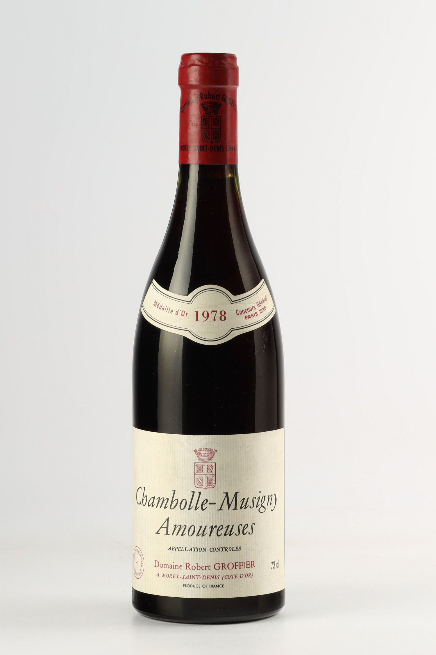 Domaine Groffier Robert Les Amoureuses 1978, Chambolle Musigny