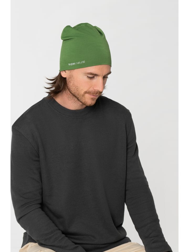 super.natural Merino Mütze EVERYDAY HAT in hellgrün günstig kaufen onesize