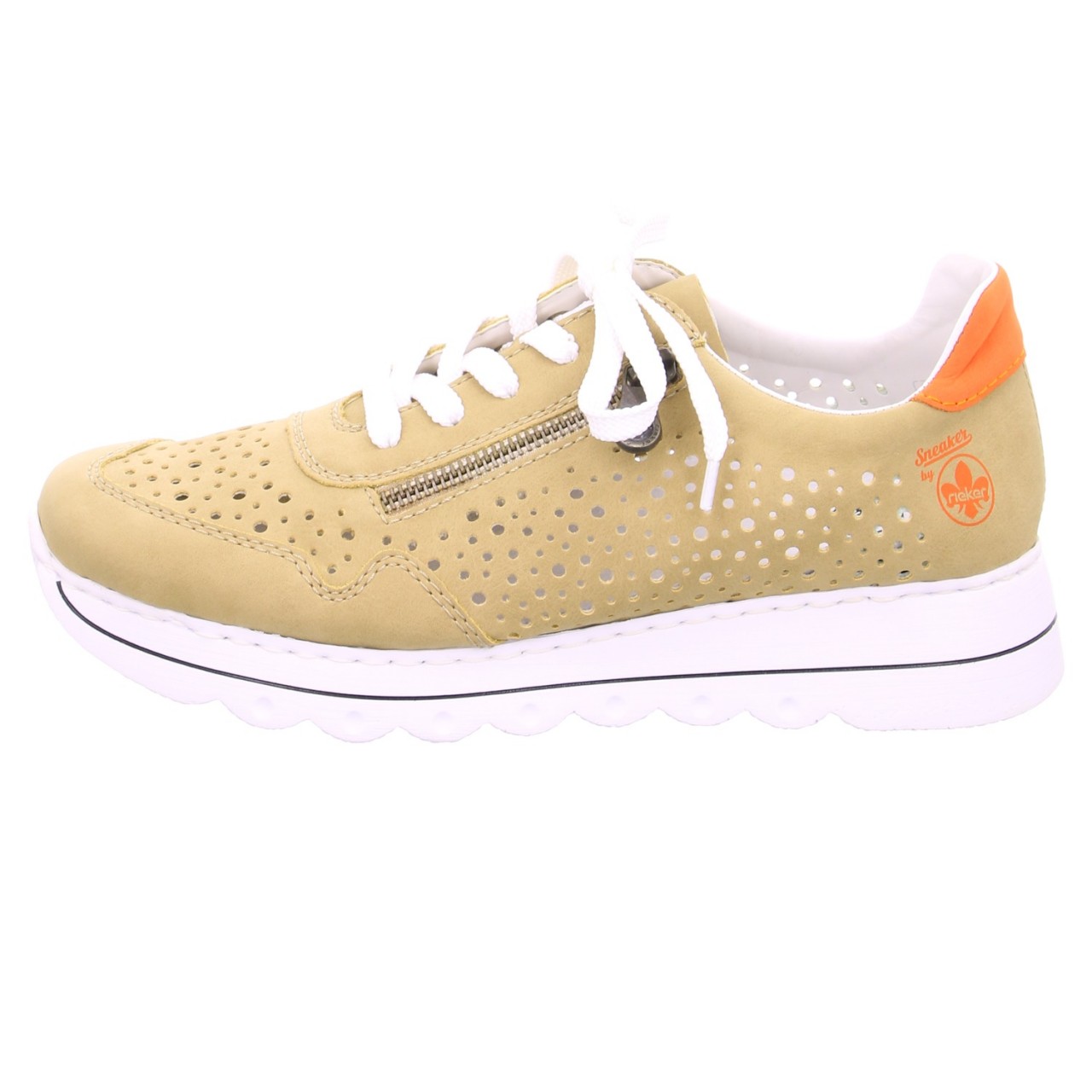 RIEKER Freizeit Schnürer beige