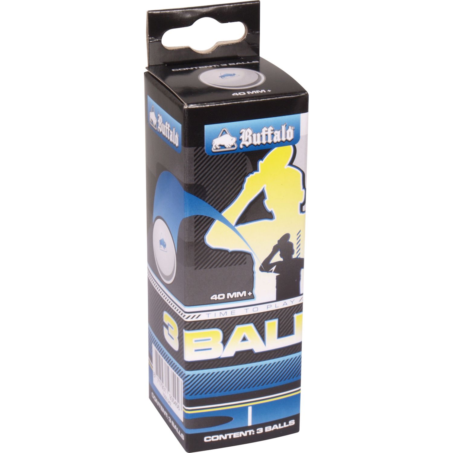 Buffalo Competitie Set von 3 Tischtennisbälle