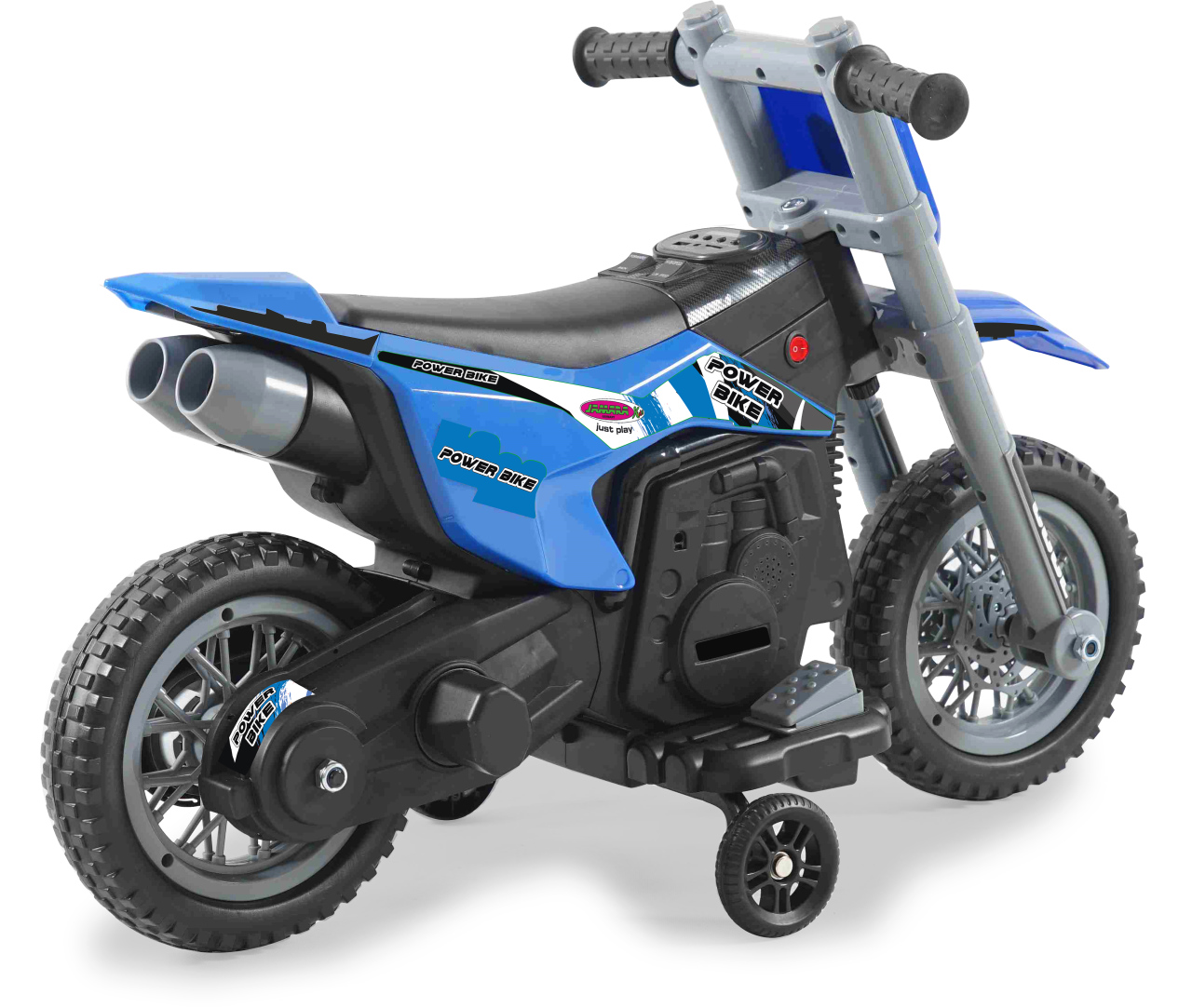 Jamara e.K. JAMARA-460678-Ride-on Motorrad Power Bike blau 6V