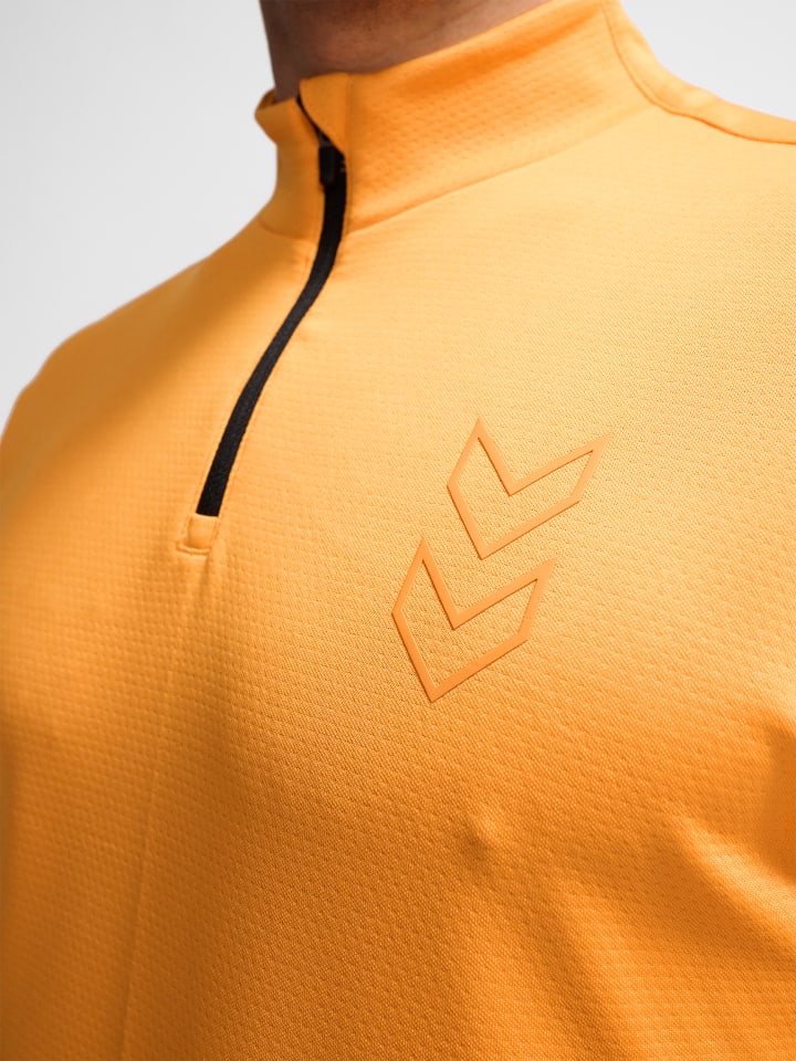 Hummel Hummel Halbreißverschluss Jacke Hmlactive Herren in BLAZING ORANGE günstig kaufen