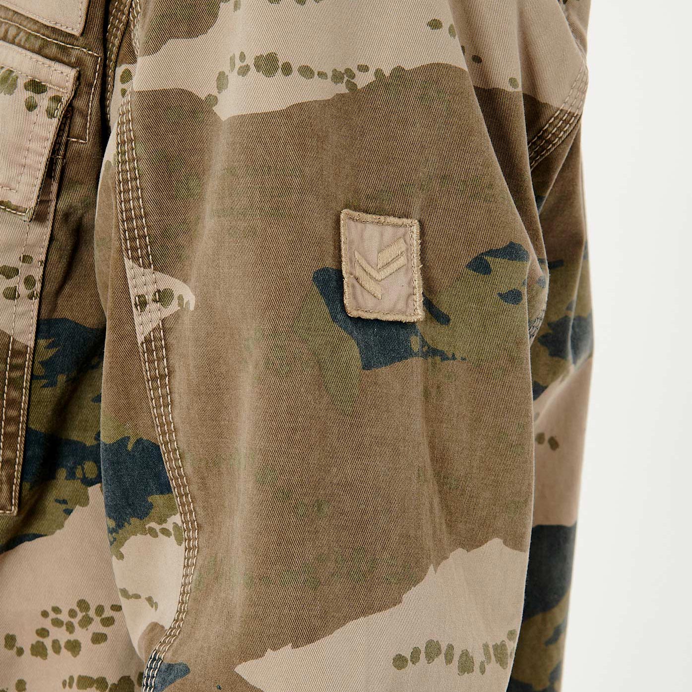 MAK    Veste kaki camouflage homme 100% coton