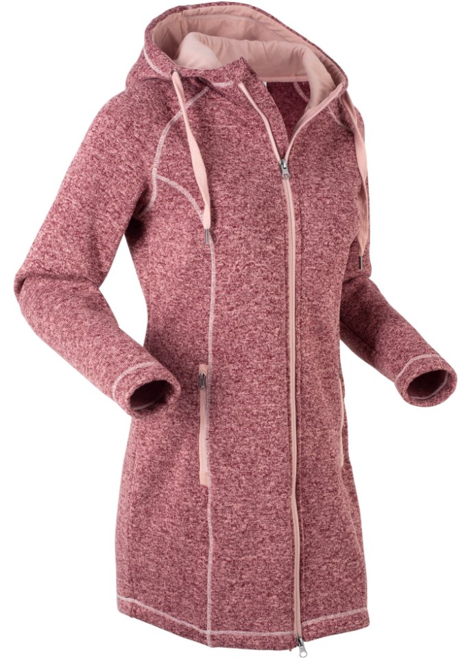 Long-Fleecejacke