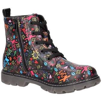 Puccetti Schnür Boots in bunt