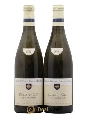 Rully 1er Cru Les Margotés Vincent Dureuil-Janthial  2014 - Lot de 2 Bouteilles