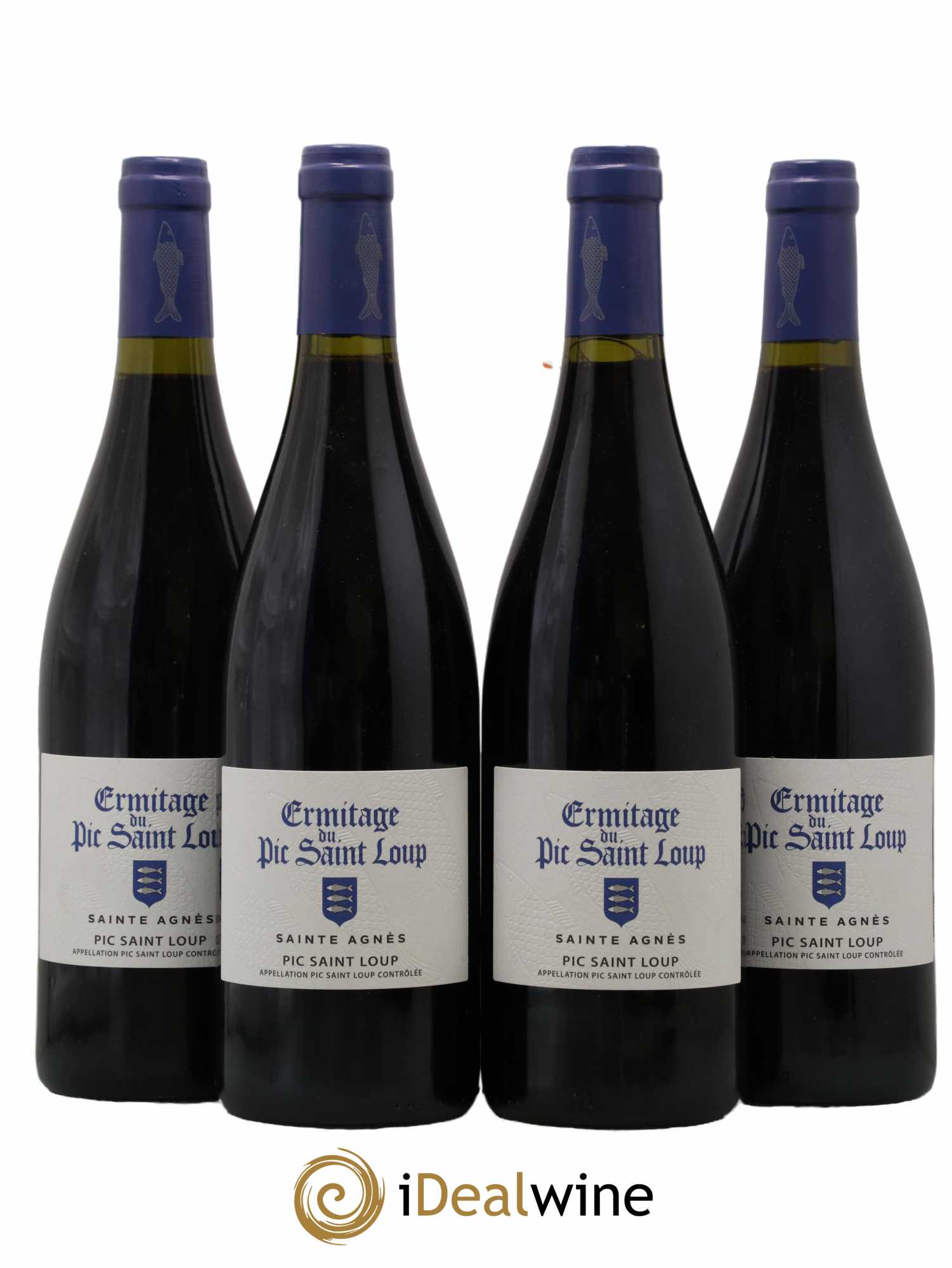 Pic Saint-Loup Héritage du Pic Saint-Loup (anciennement Ermitage) Cuvée Sainte Agnès  2020 - Lot de 4 Bouteilles