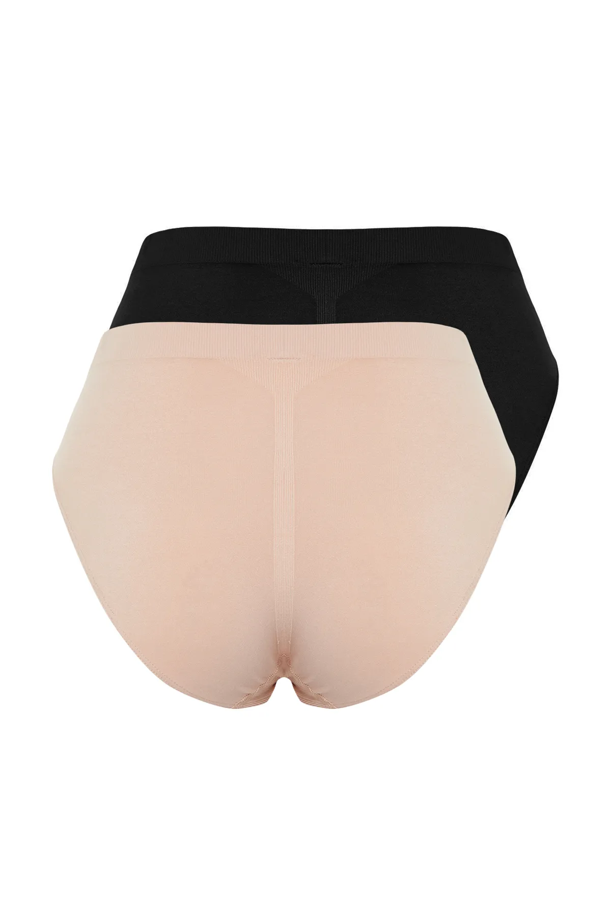 Trendyol Collection  Black-Ten 2er-Pack nahtlose Hipster-Strickhöschen THMAW22KU0013