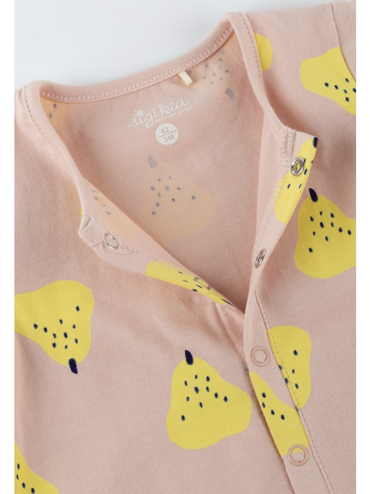 Sigikid Overall Baby Nachtwäsche in Rosa/Gelb günstig kaufen
