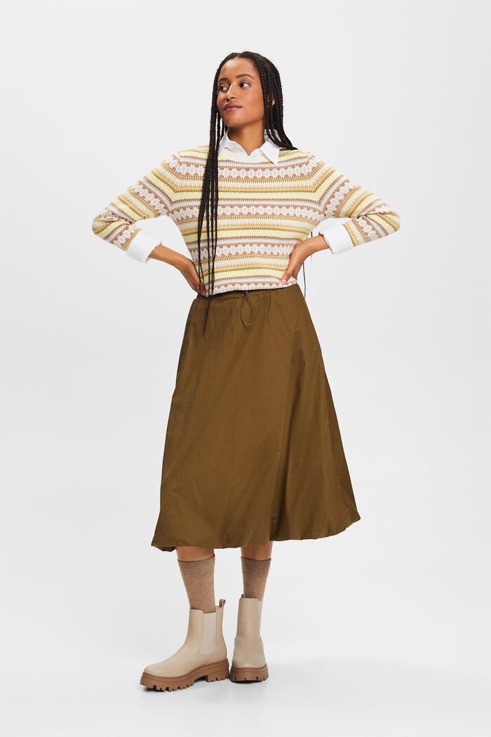Jacquard-Sweatshirt
