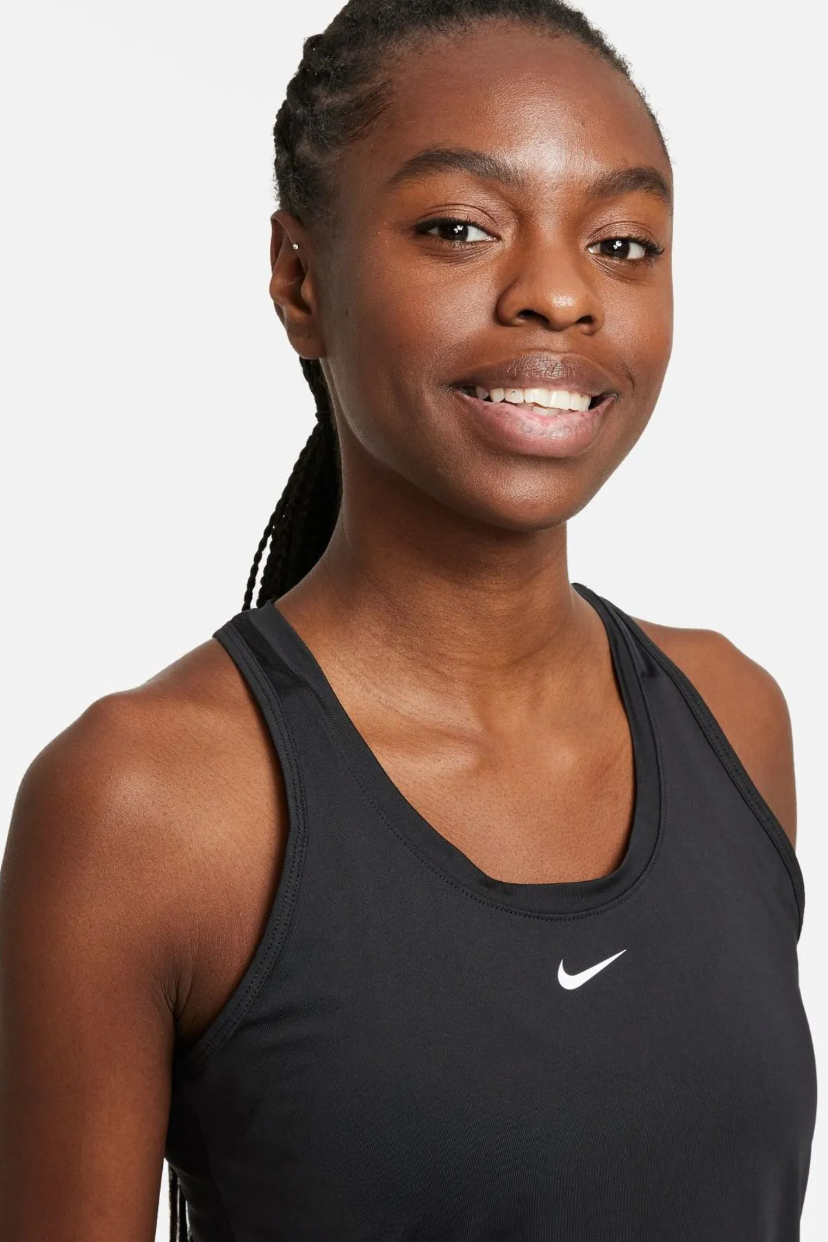 Nike  Sport-Tanktop - Schwarz - Figurbetont