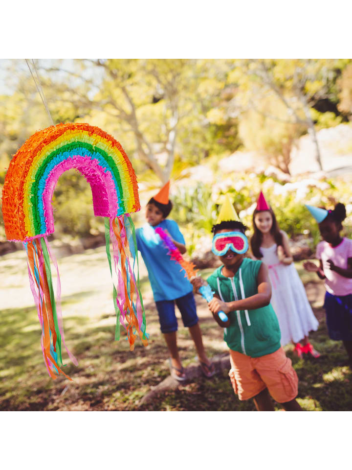 relaxdays Pinata Regenbogen in Bunt günstig kaufen onesize