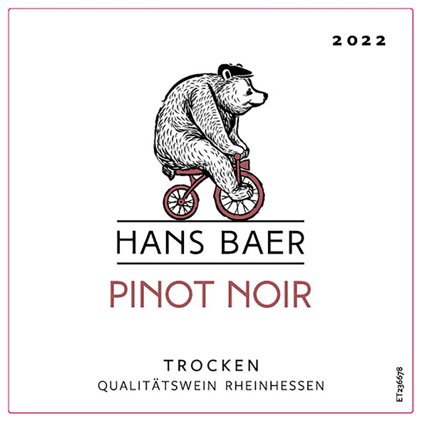 Spätburgunder Pinot Noir QbA, 12 Flaschen à 0,25 l