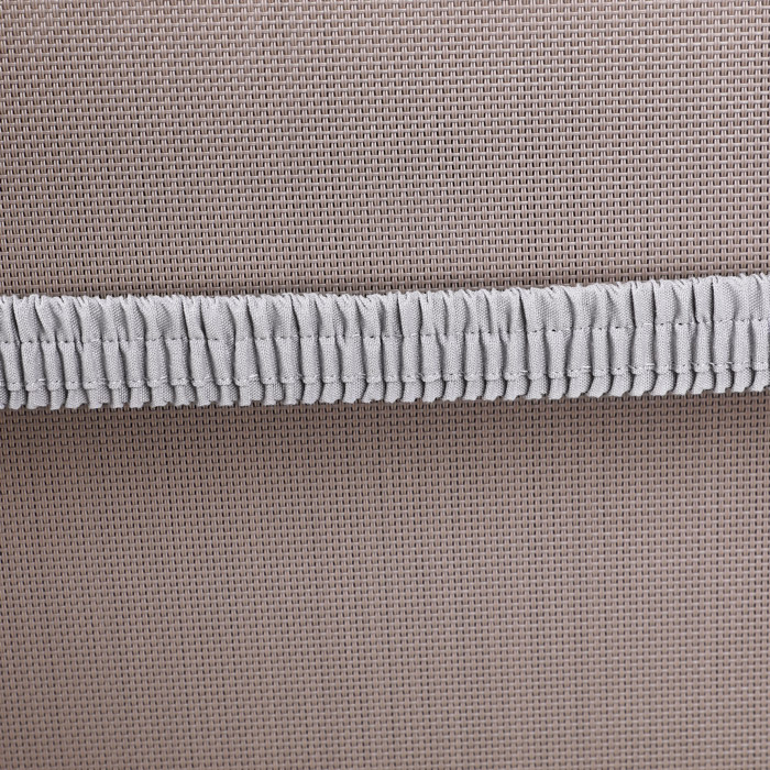 Casaria Detex® Sitzauflagen 2er-Set Grau 116x57x7cm
