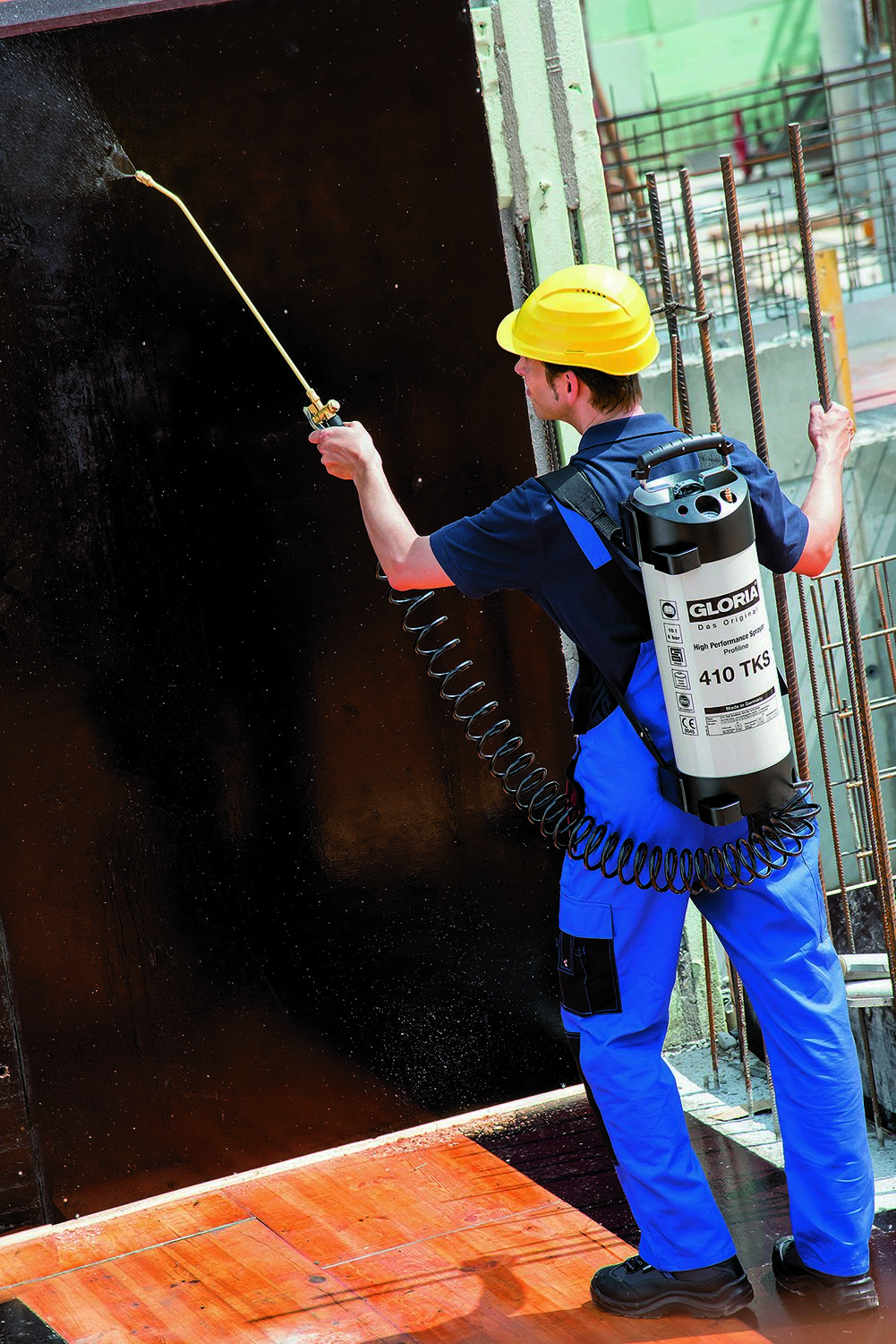 Gloria 000416.0000 410 TKS Profiline Drukspuit 10l avec compresseuraansluiting incl. Argot en spirale de 5 mètres