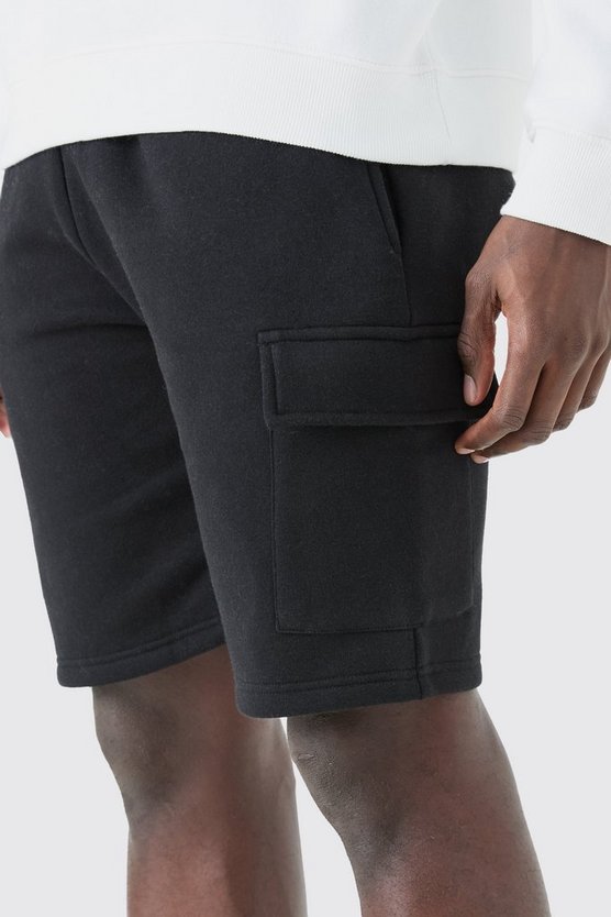 Slim Mid Cargo Jersey Short