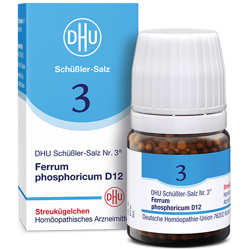 BIOCHEMIE DHU 3 Ferrum phosphoricum D 12 Globuli  10 g  Globuli