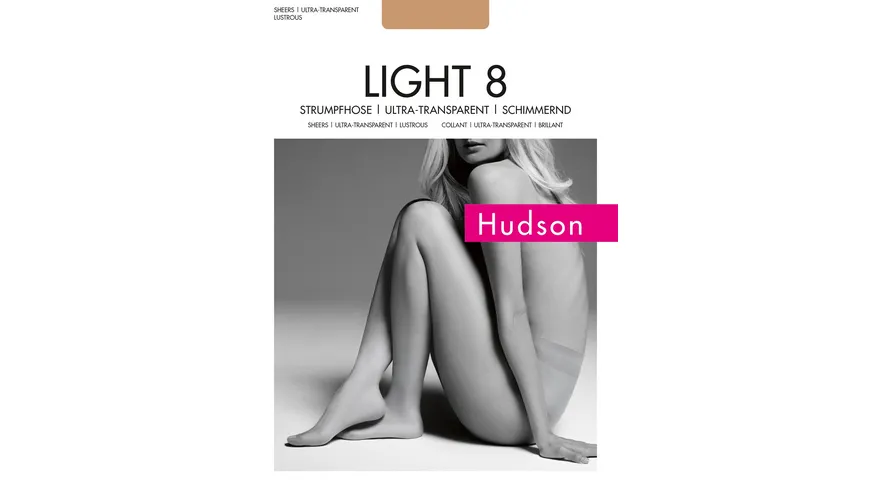 Hudson Damen Feinstrumpfhose Light 8 DEN make-up