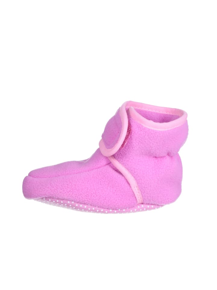 Playshoes Fleece-Krabbelschuhe in Pink günstig kaufen