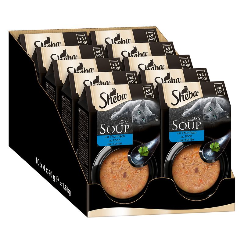 Sparpaket Sheba Classic Soup Frischebeutel 80 x 40 g | bitiba %