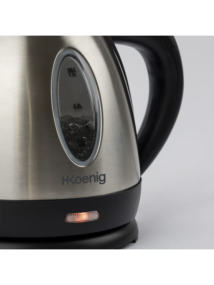 HKoenig Wasserkocher BO12  in Silber günstig kaufen onesize