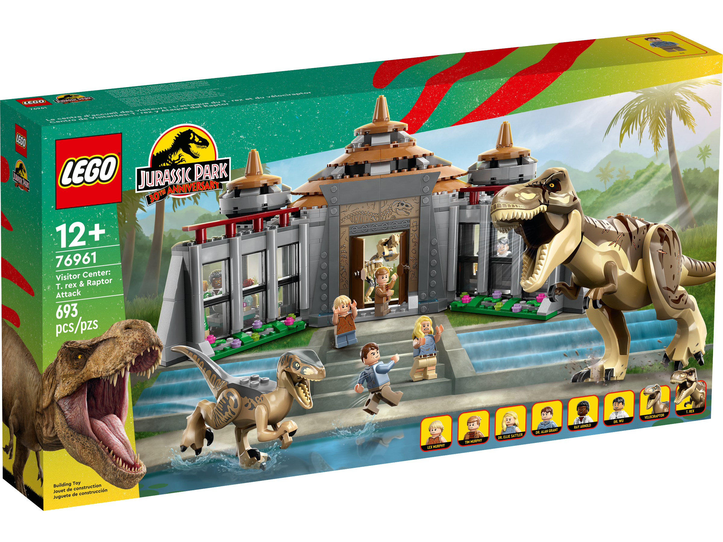 Angriff des T. rex und des Raptors aufs Besucherzentrum 76961