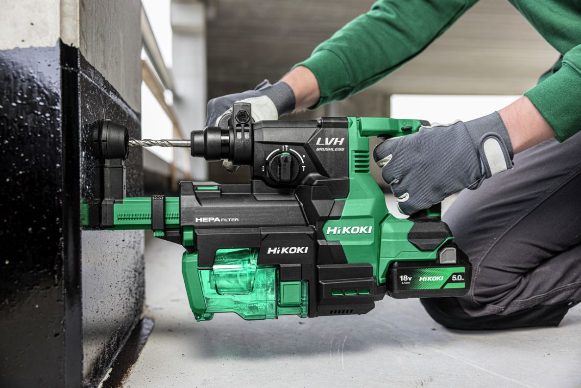 HiKOKI DH1826DAW3Z Ασύρματο Κρουστικό Δράπανο SDS-Plus χωρίς ψήκτρες 3.2J 18V χωρίς μπαταρία και φορτιστή σε θήκη