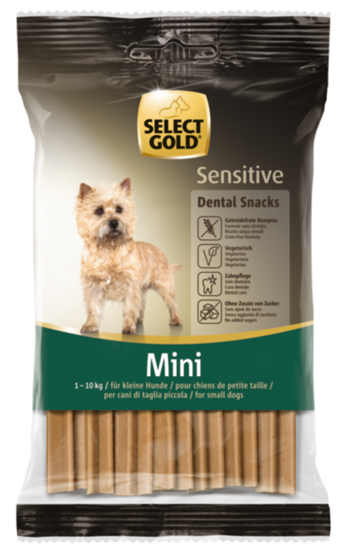 SELECT GOLD Snacks SELECT GOLD Sensitive Dental Snacks für kleine Hunde 99 g