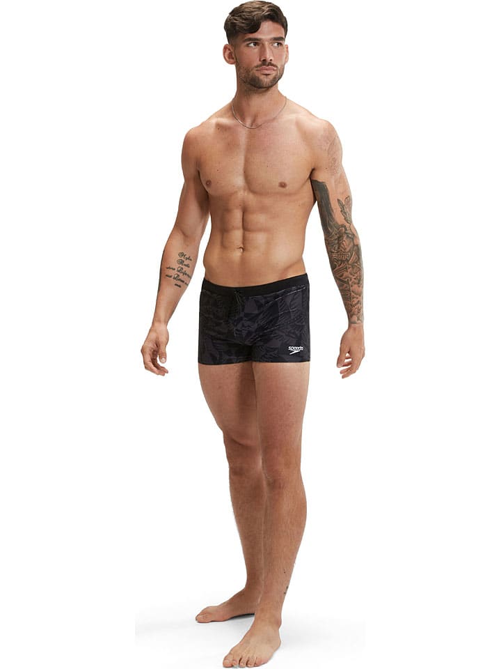 Speedo Badehose in Schwarz/ Grau günstig kaufen