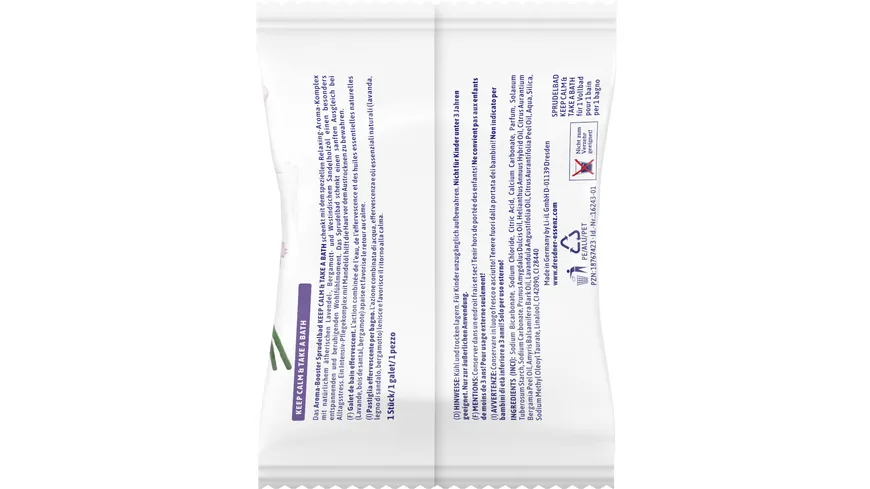 Dresdner Essenz Sprudelbad Aroma-Booster Keep Calm 80 g
