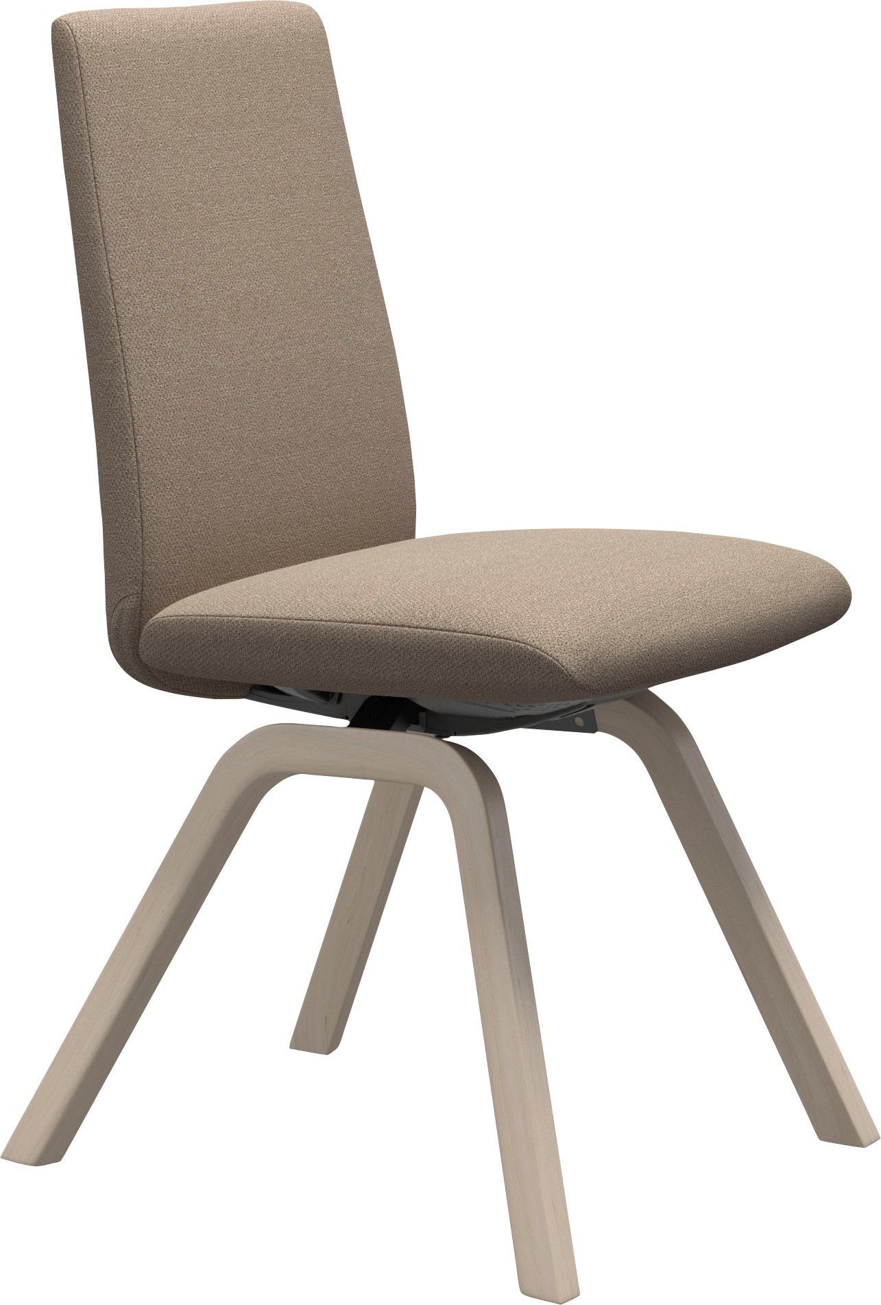 Stressless® Polsterstuhl Laurel, Low Back, Größe M, mit schräggestellten Beinen in Eiche gekalkt