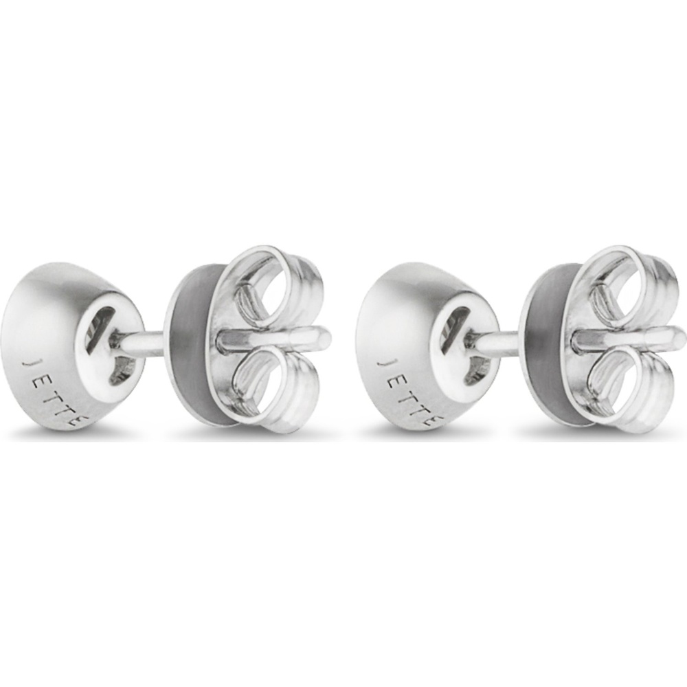 Jette Boucles d'oreilles à fermoir à poussette 925 Argent rhodié Boucles d'oreilles