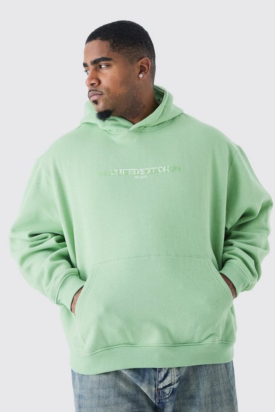 Plus kastiger Oversize Limited Hoodie