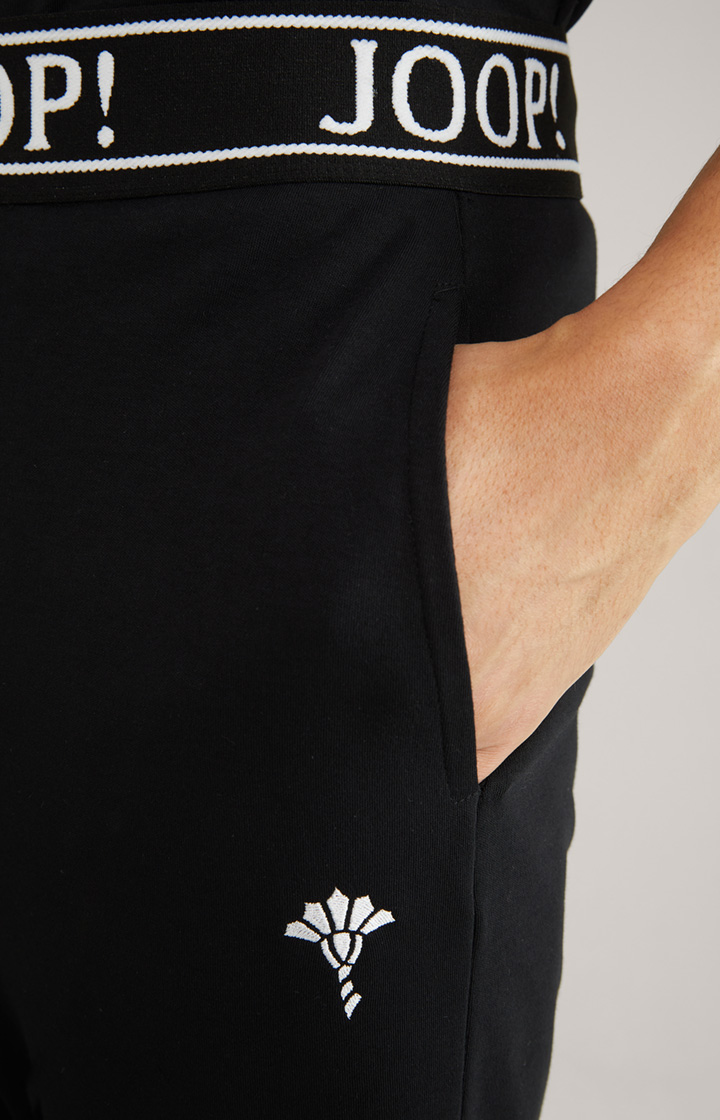 Loungewear Hose in Schwarz