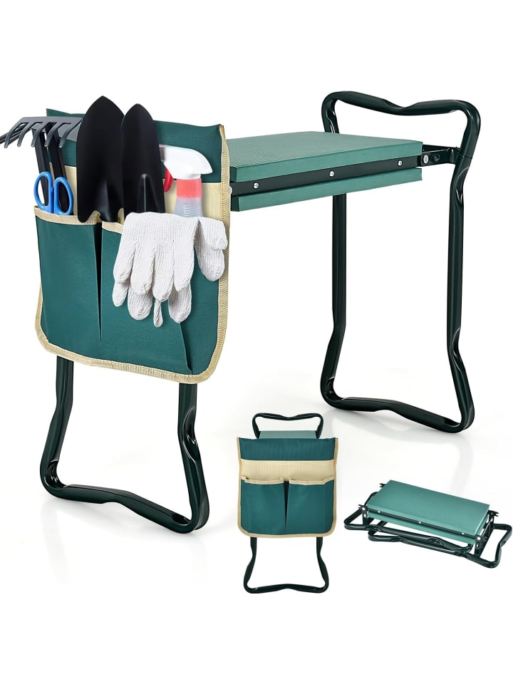 COSTWAY 2 in 1 Kniebank in Grün günstig kaufen onesize