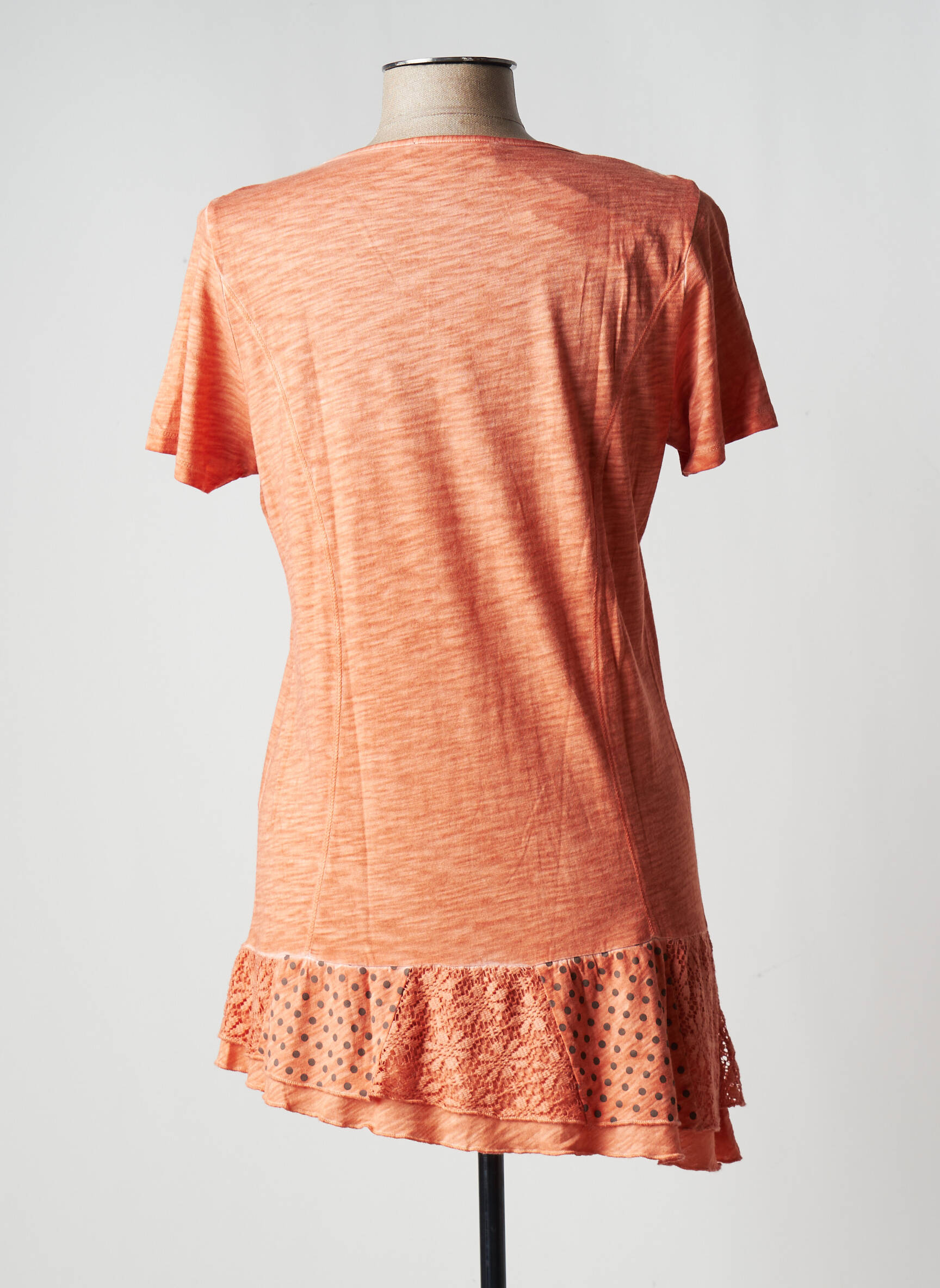 Front De Mer Tuniquemanchecourte Femme couleur orange