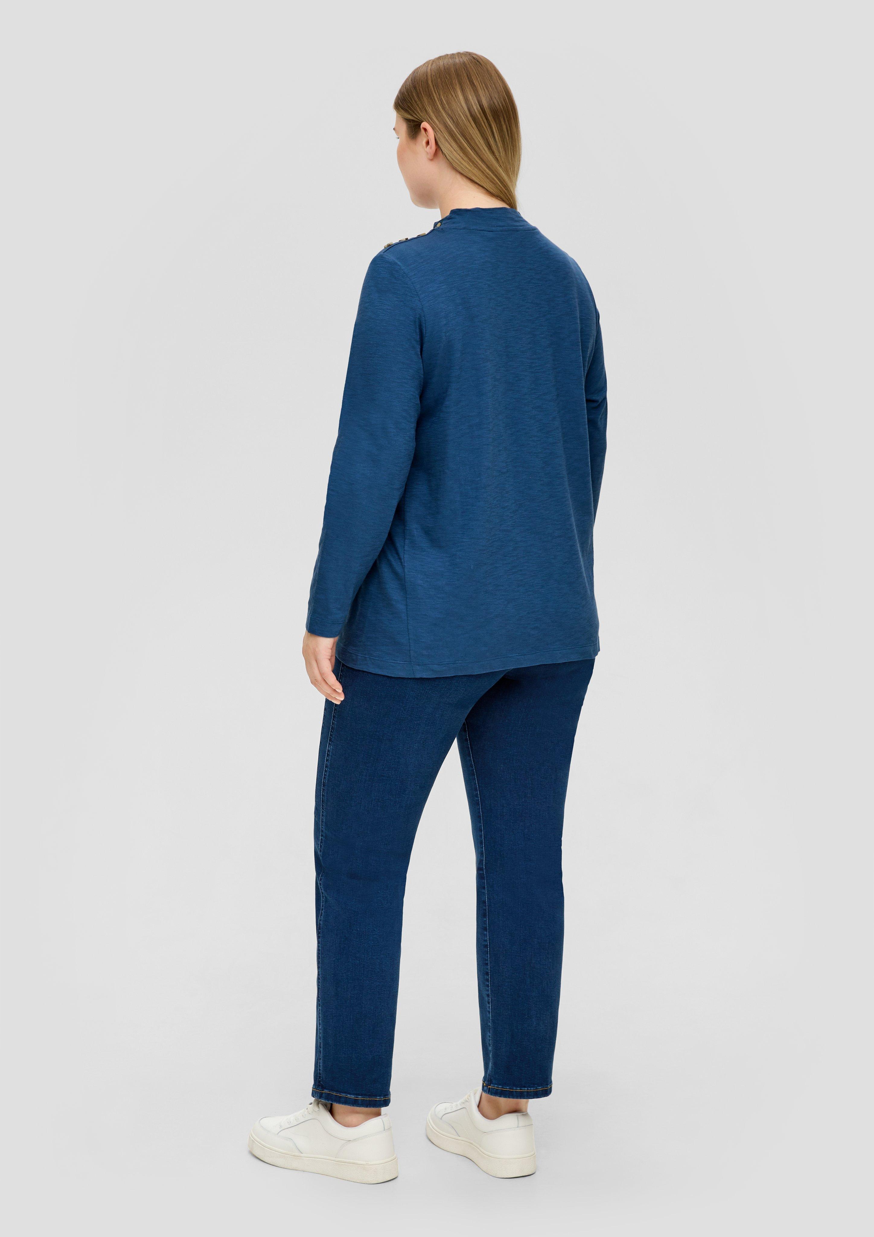Longsleeve mit Zierknöpfen  2135913-5704