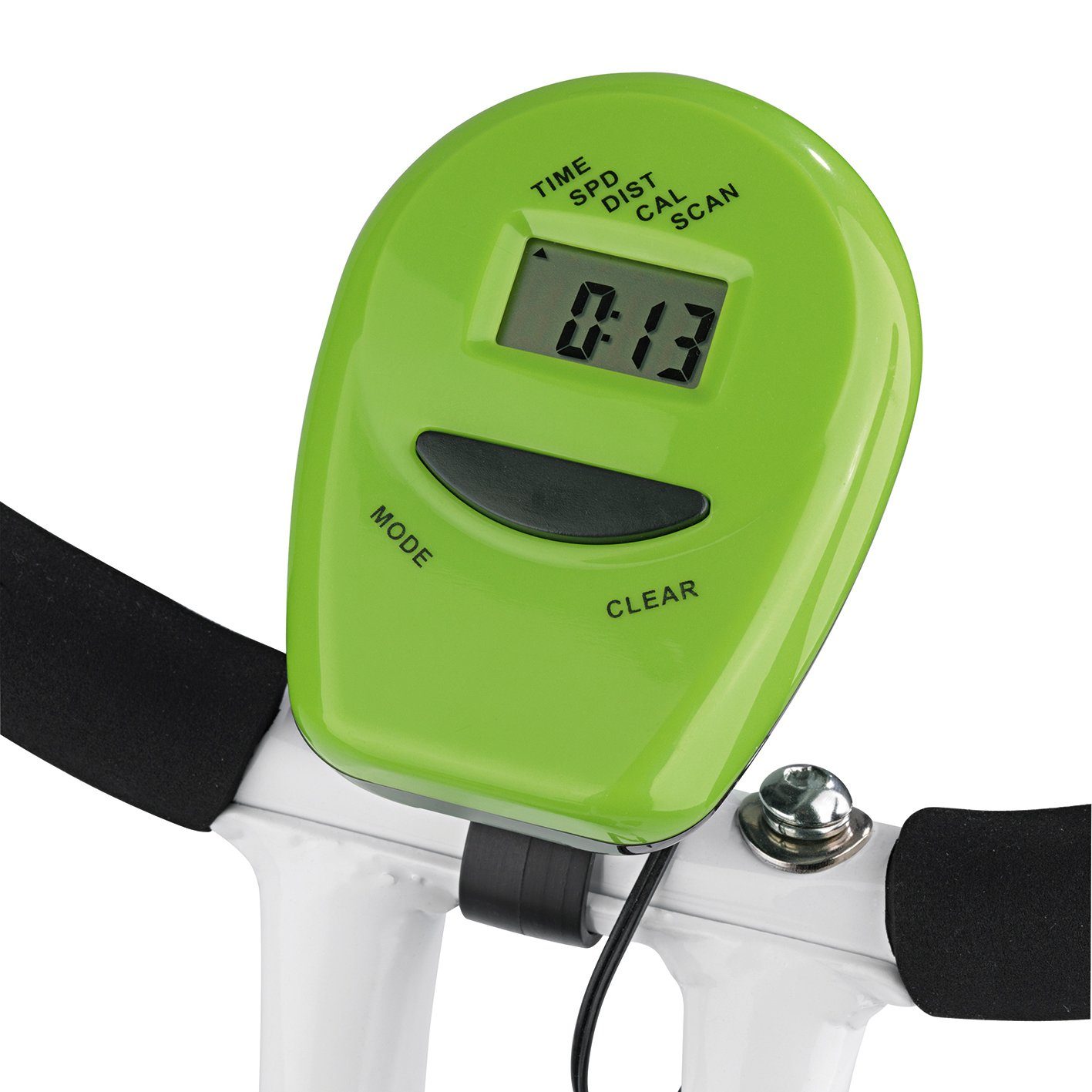 VITALmaxx Heimtrainer Fitness Bike Cardiobike Homebike klappbar limegreen, Fitness Bike