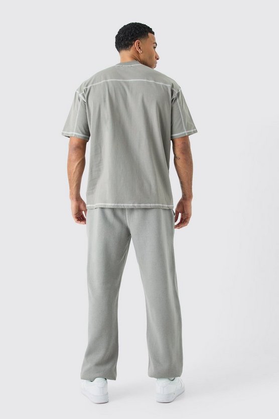 Oversize Limited Edition Jogginghose mit Kontrast-Naht