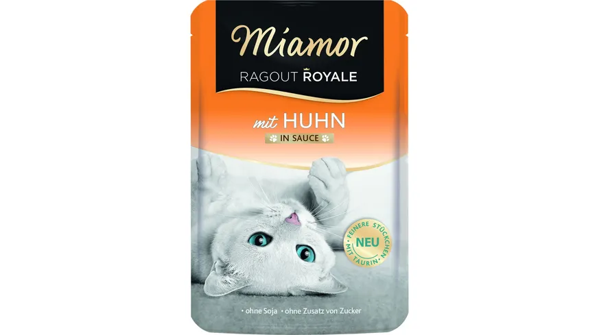 Miamor Katzennassfutter Ragout Royale mit Huhn in Sauce 100 g
