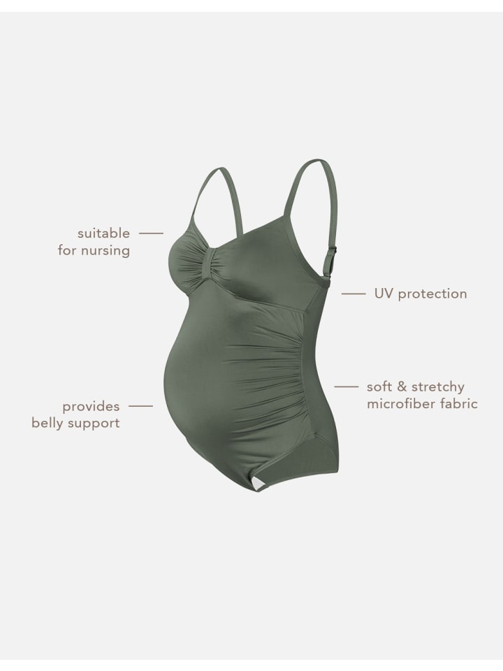Noppies Badeanzug Saint Tropez in Olive günstig kaufen