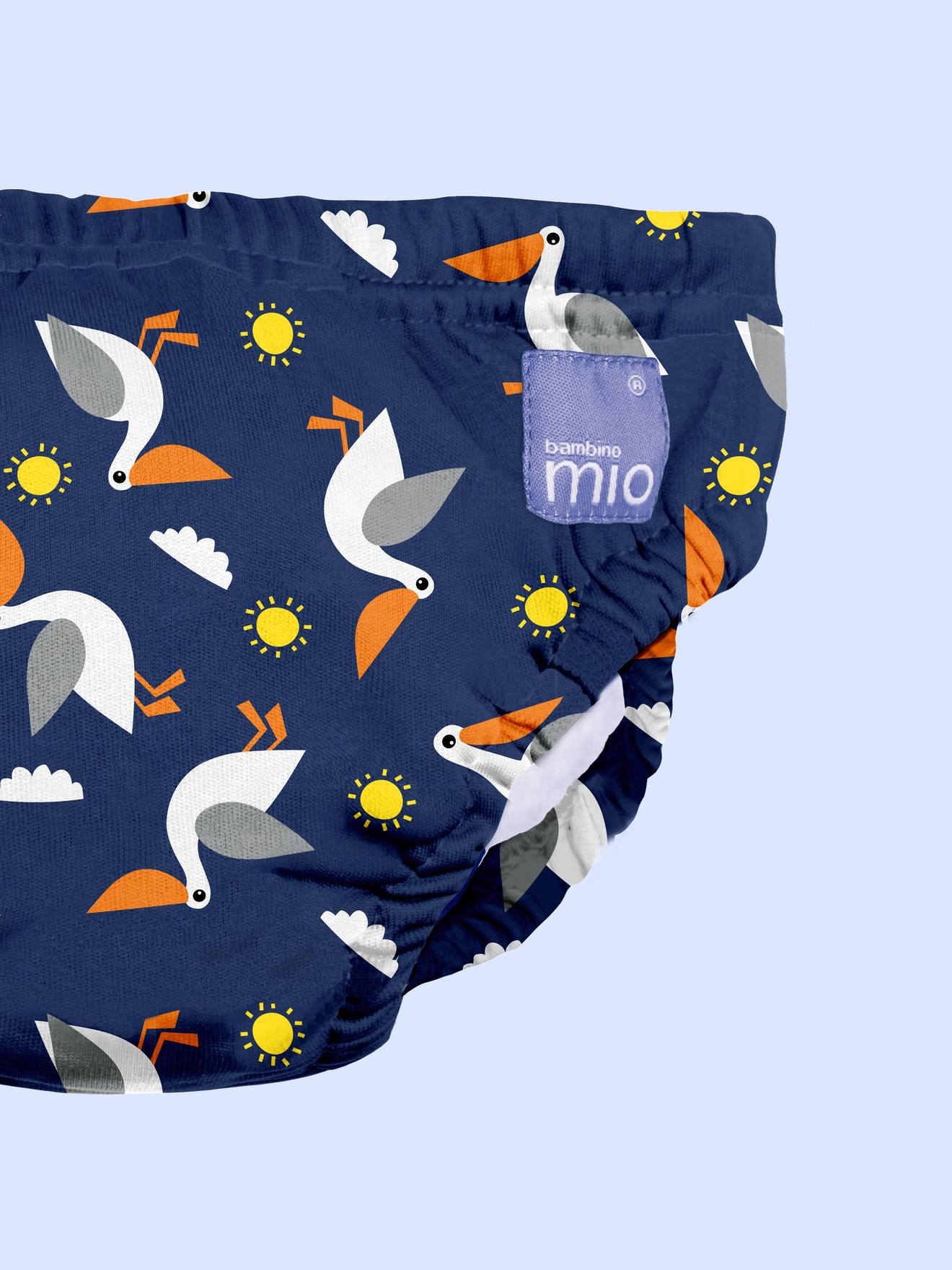 Couche de bain lavable 2 ans+ BAMBINO MIO ananas festif