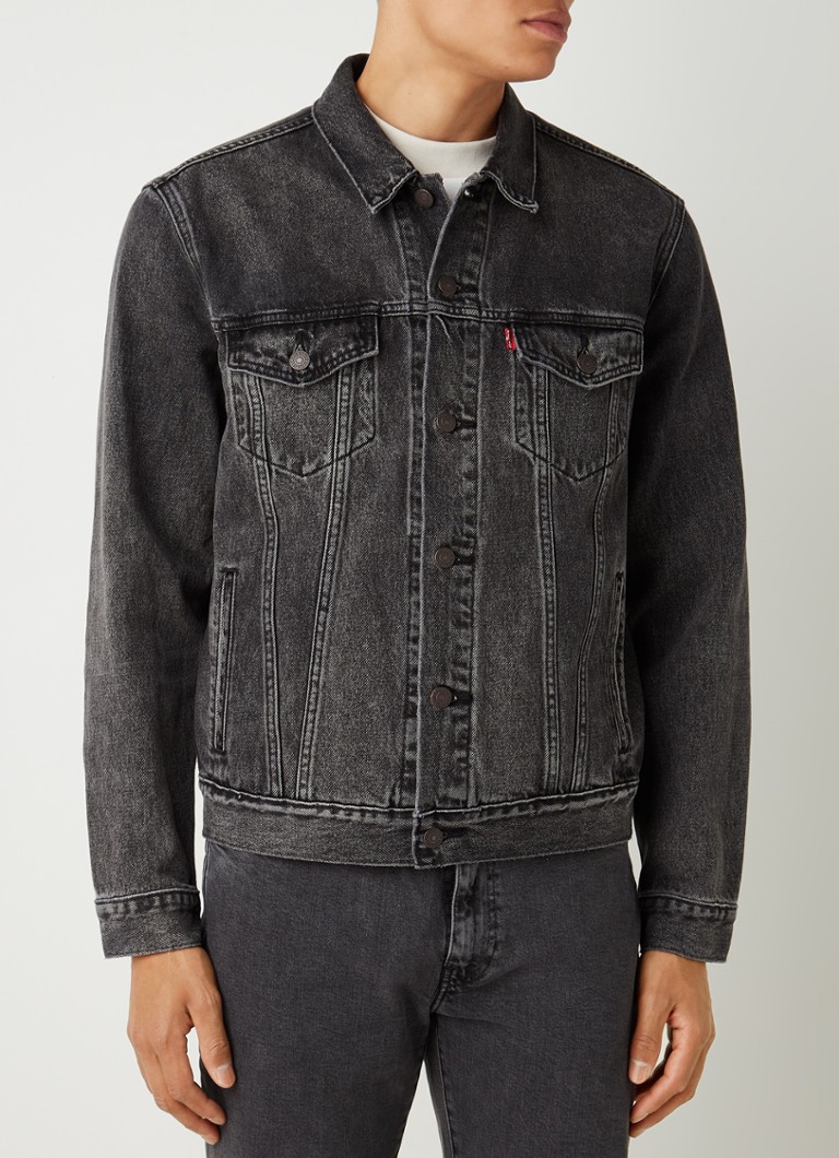 Jachetă Levi's Trucker din denim cu buzunare laterale