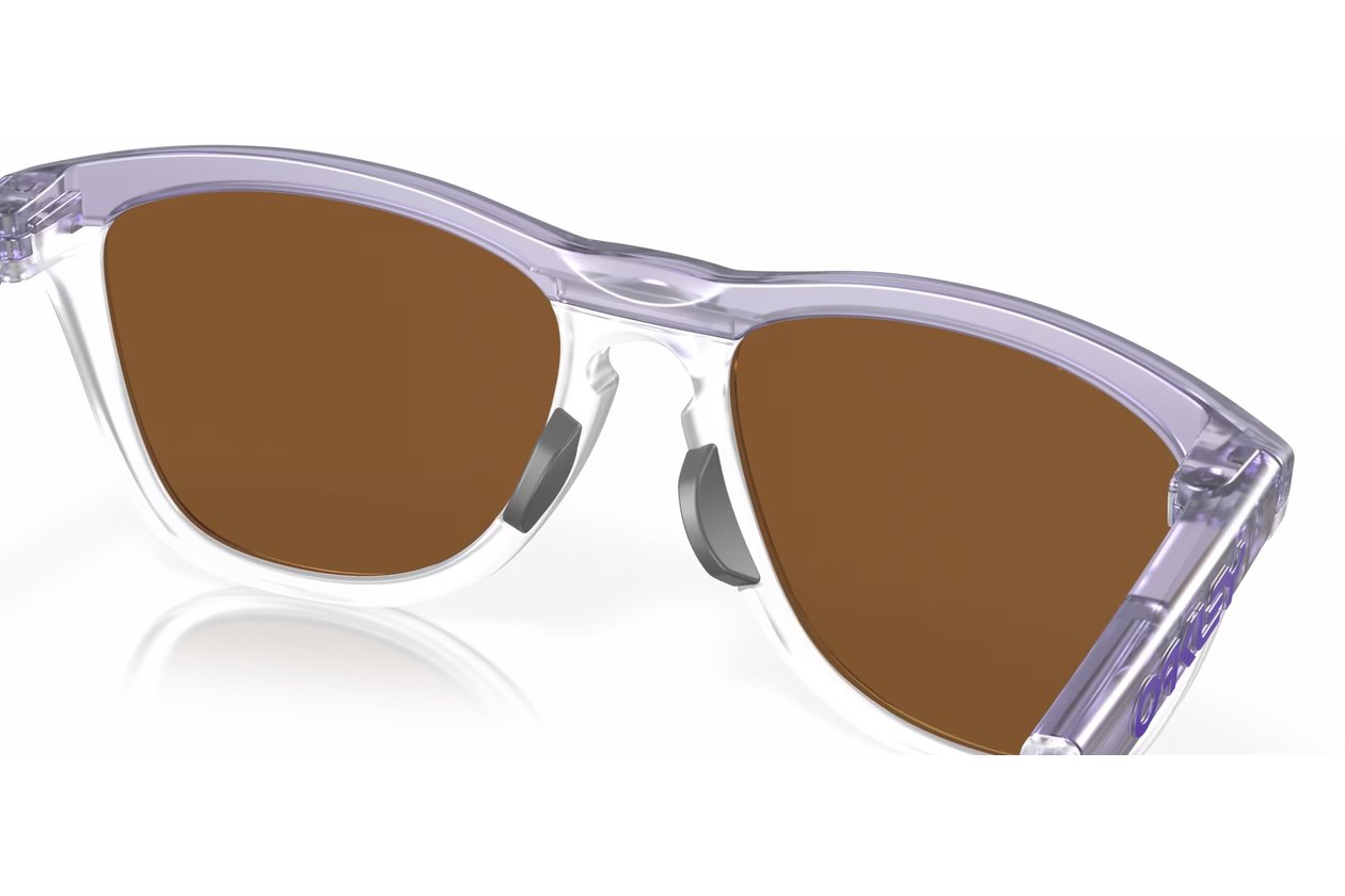 Oakley Frogskins Hybrid Matte Trans Lilac/Clear - Prizm Violet