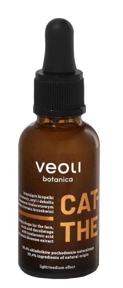 Veoli Botanica Catch The Sun Bronzing Drops til ansigt, hals og décolleté med hyaluronsyre