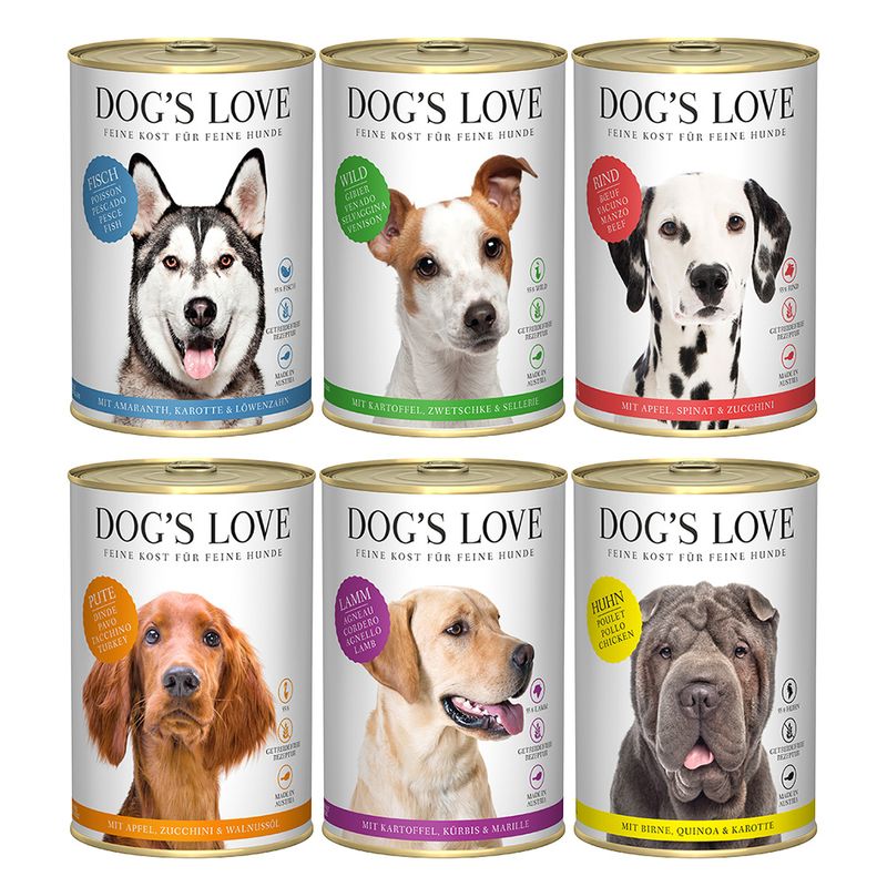 Sparpaket Dog´s Love Adult 24 x 400 g