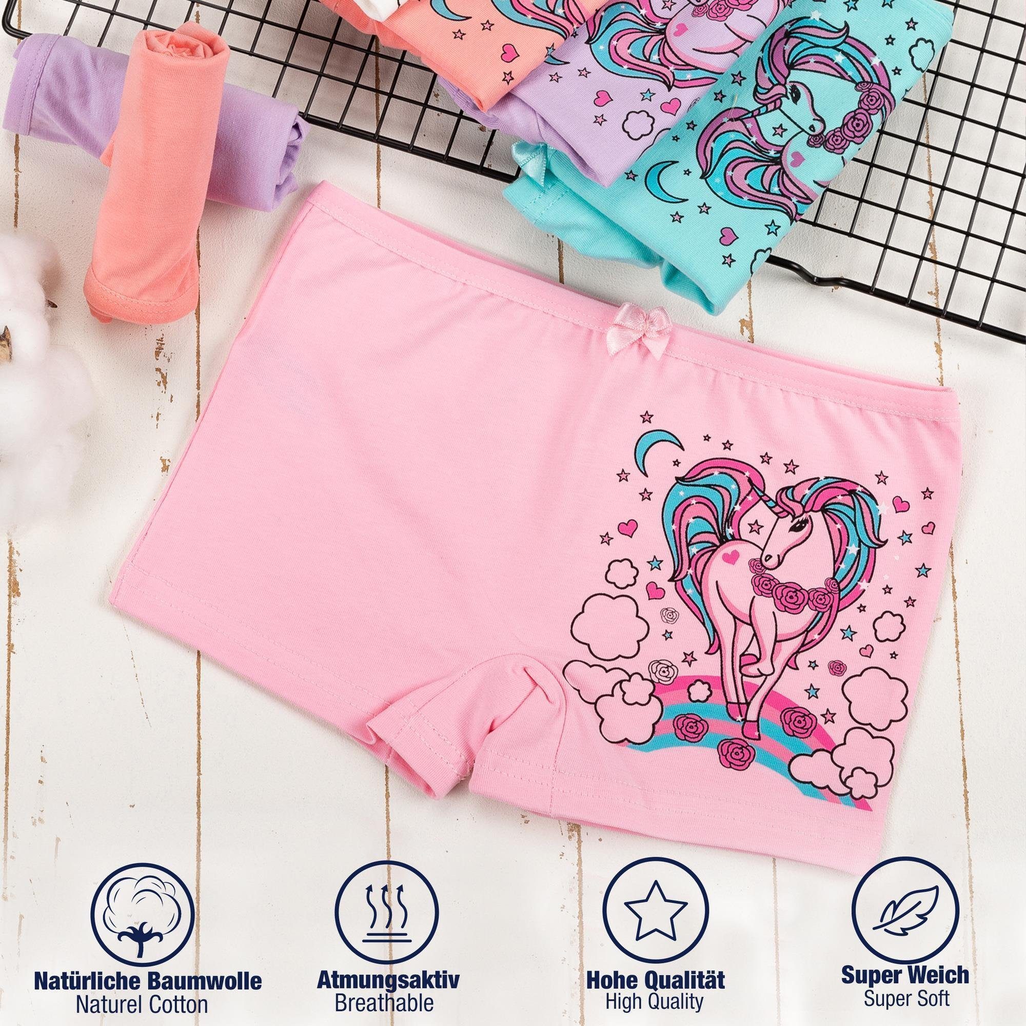 LOREZA Panty 10 Mädchen Pantys aus Baumwolle Unterwäsche Gr. 92-158 (Spar-Packung, 10-St)