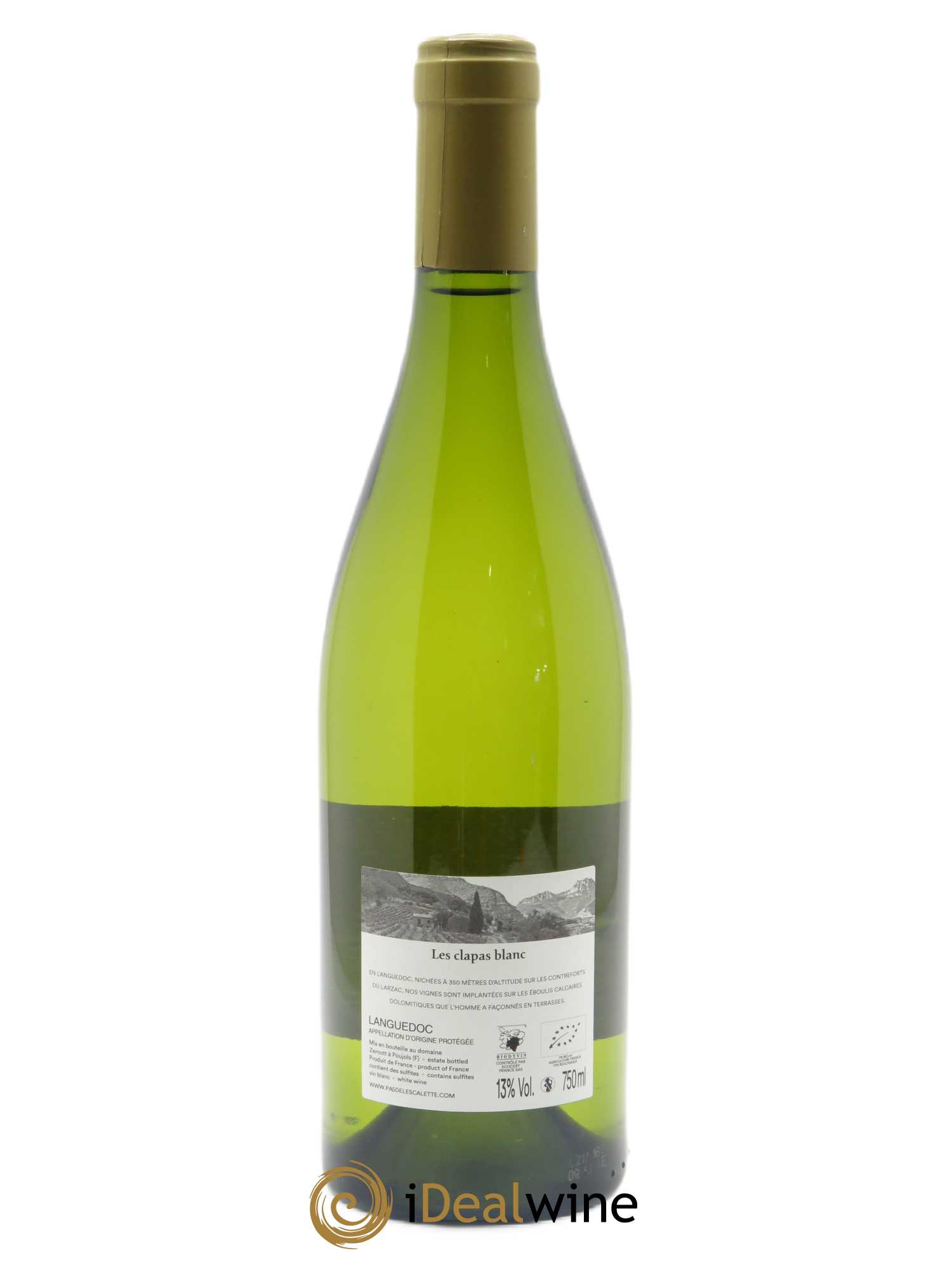 Coteaux du Languedoc Les Clapas Pas de l'Escalette  2020 - Lot de 1 Bouteille