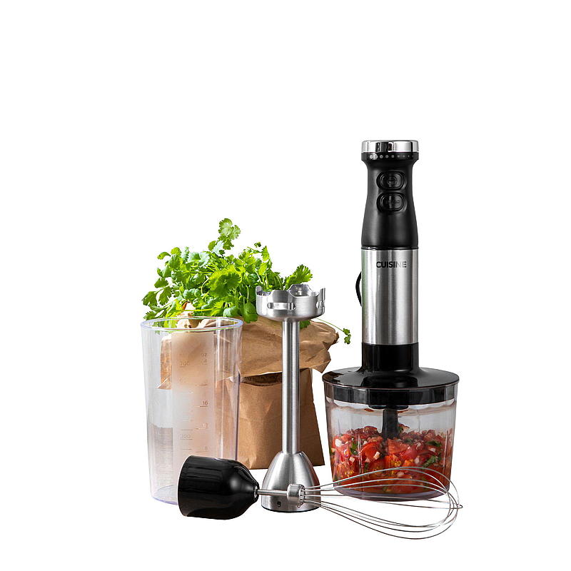 Cuisine Stavmiksersett 800 W, stål, Cuisine